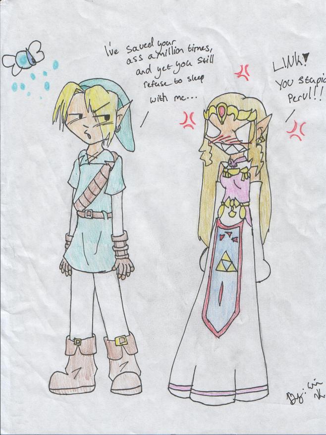 Link you pervert! by KitsuneGirl