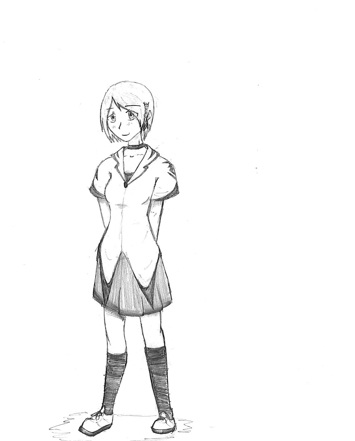 Rai has a uniform finally by Kitsune_Girl