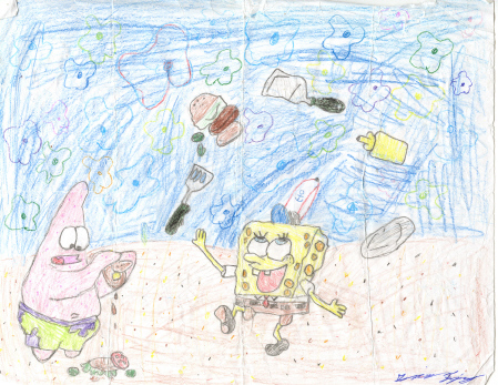 spongebob squarepants by Kitsune_the_priestess