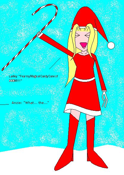 Lariley and the Magical Candy Cane of DOOM! by Kitty_Angel