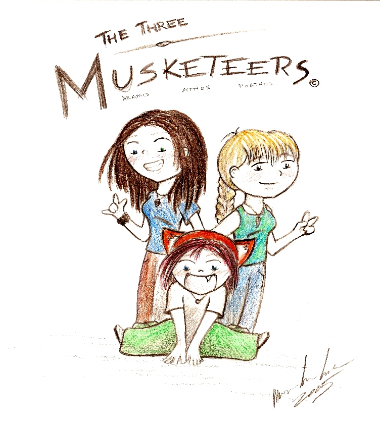 The Three Musketeers by Kittyku1189