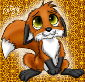 Cute Fox by Kitzy