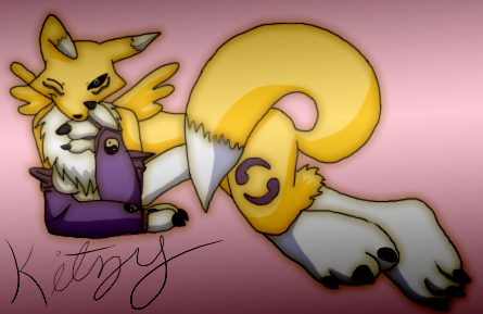 Renamon Request by Kitzy