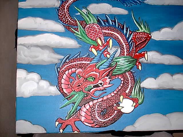 Dragon Painting by Kitzy