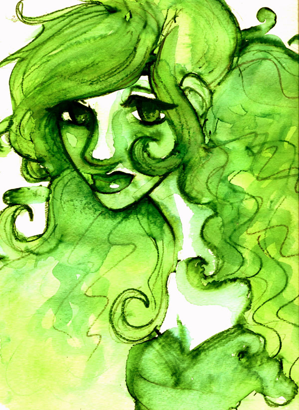 Green Hermione by Kiwi