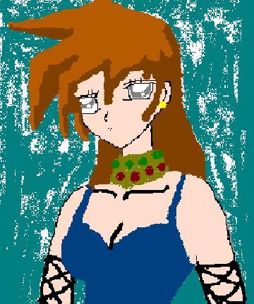 Chazz in girl form(done in paint) by Kiyomi