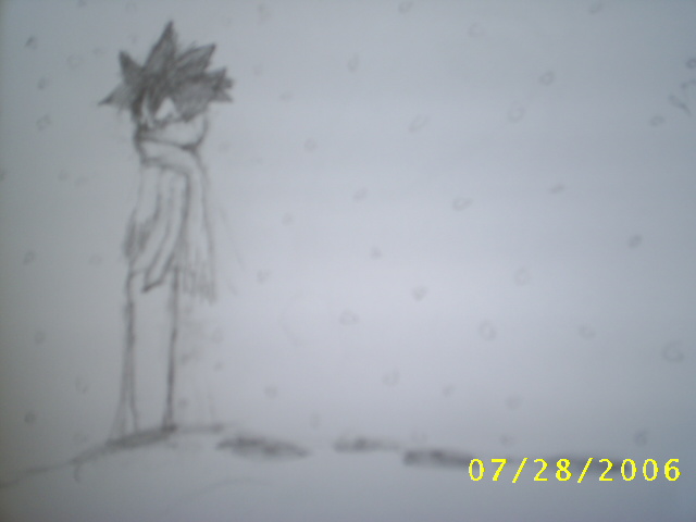 Daisuke in the snow by Klawkittin