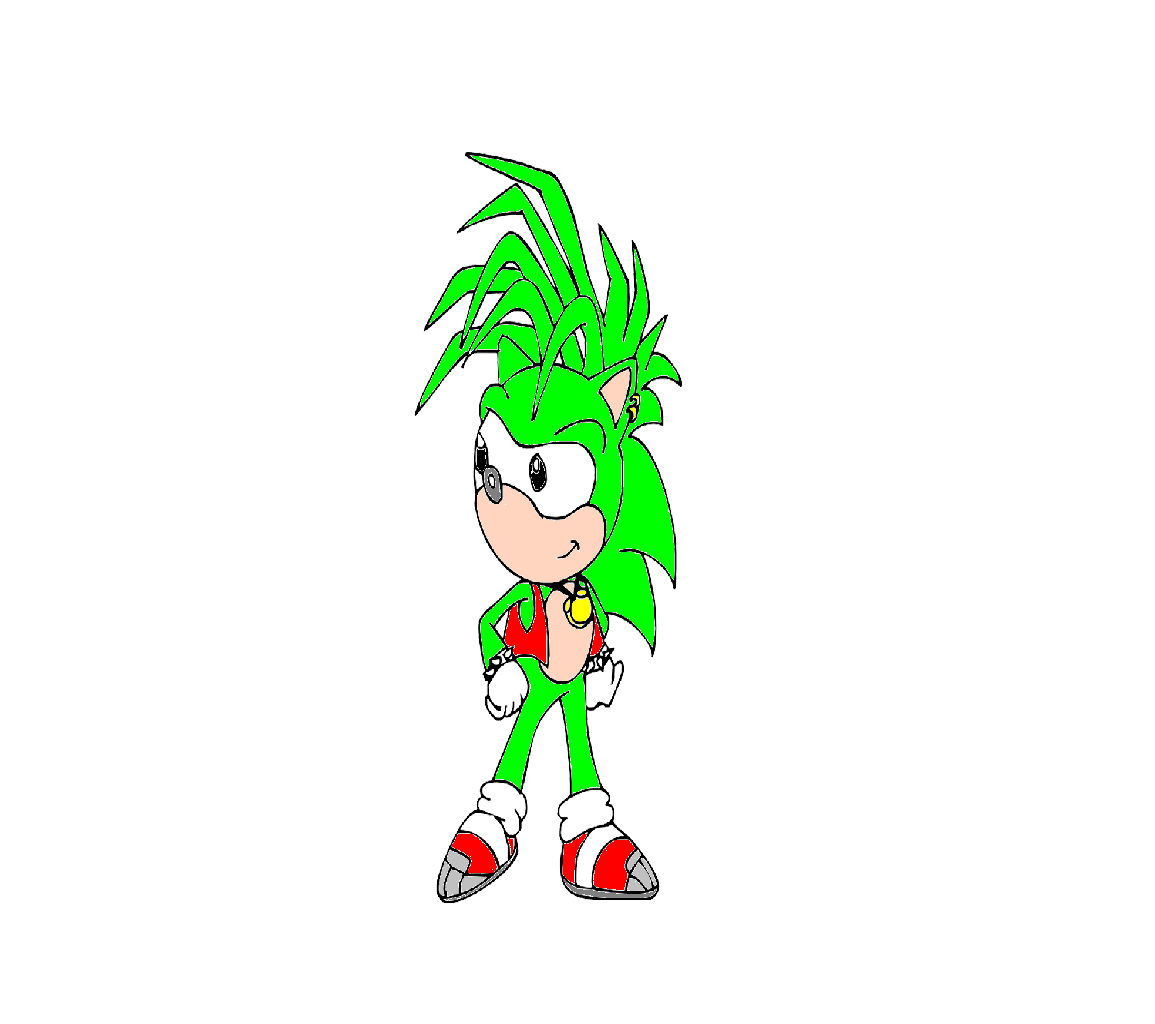 Manic the Hedgehog by KnucklesEchidna125