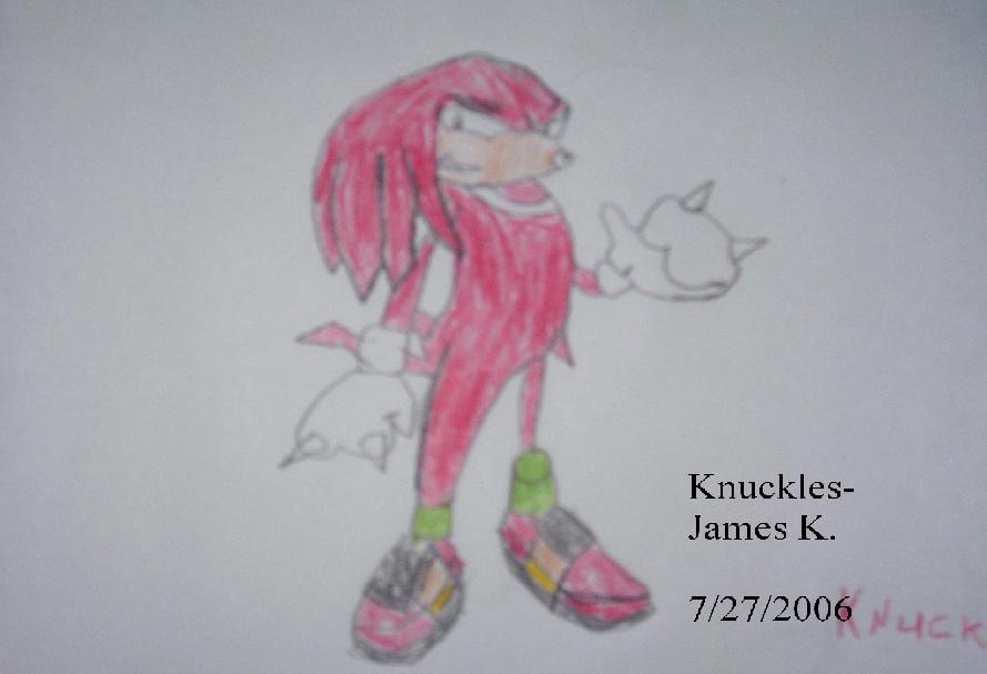 Knuckles - Main Pose by KnucklesTheEchidna