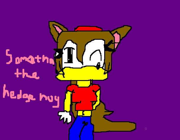 me as a hedgehog by Knuckles_The_Hottie