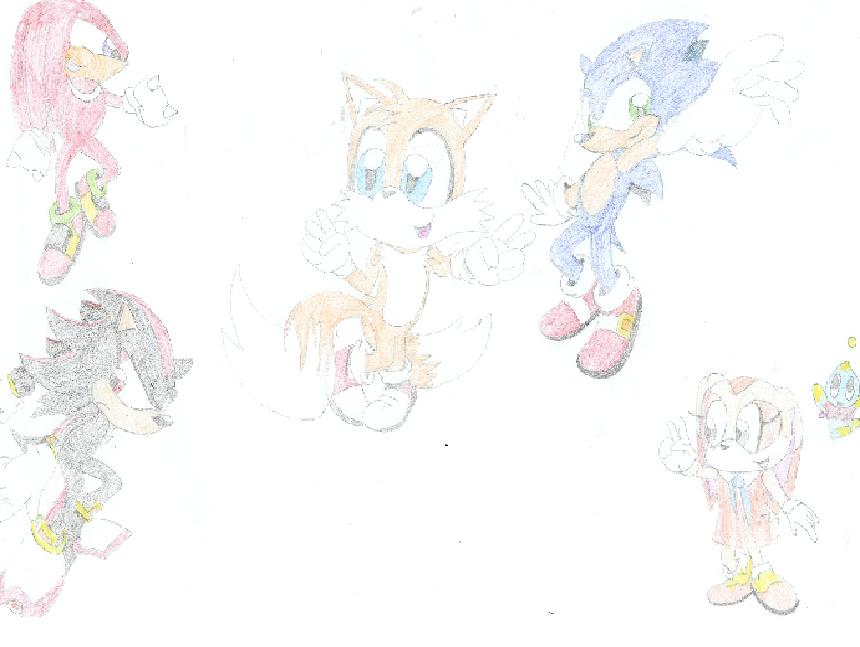 Sonic Charaters by Knuckles_prower168