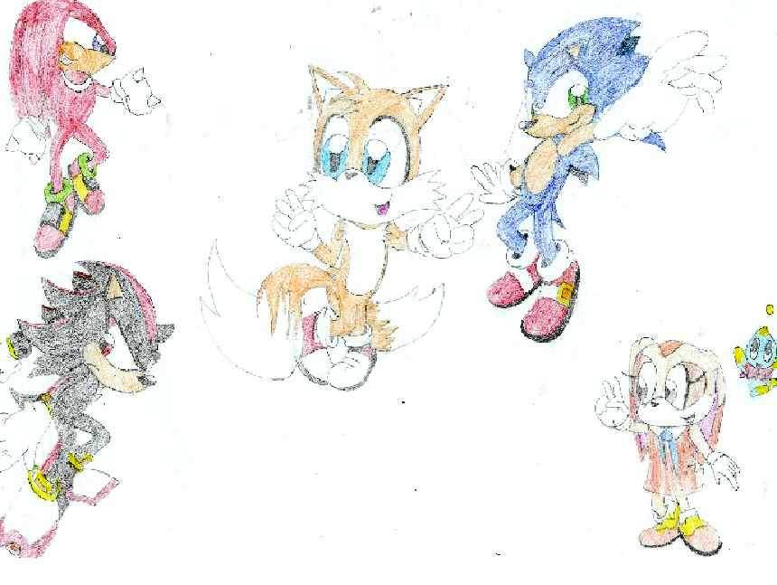 Sonic charaters (again) by Knuckles_prower168