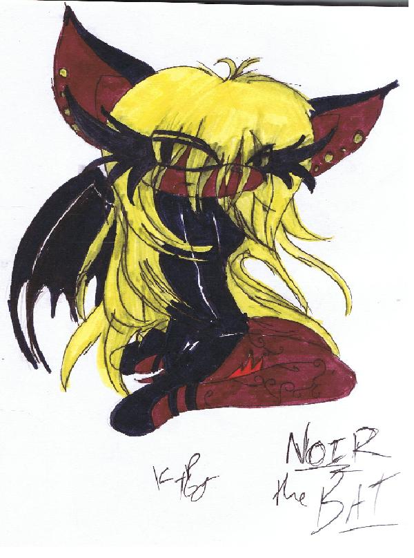 Noir the Bat for SONICXROUGELUVA by Knuckles_prower168