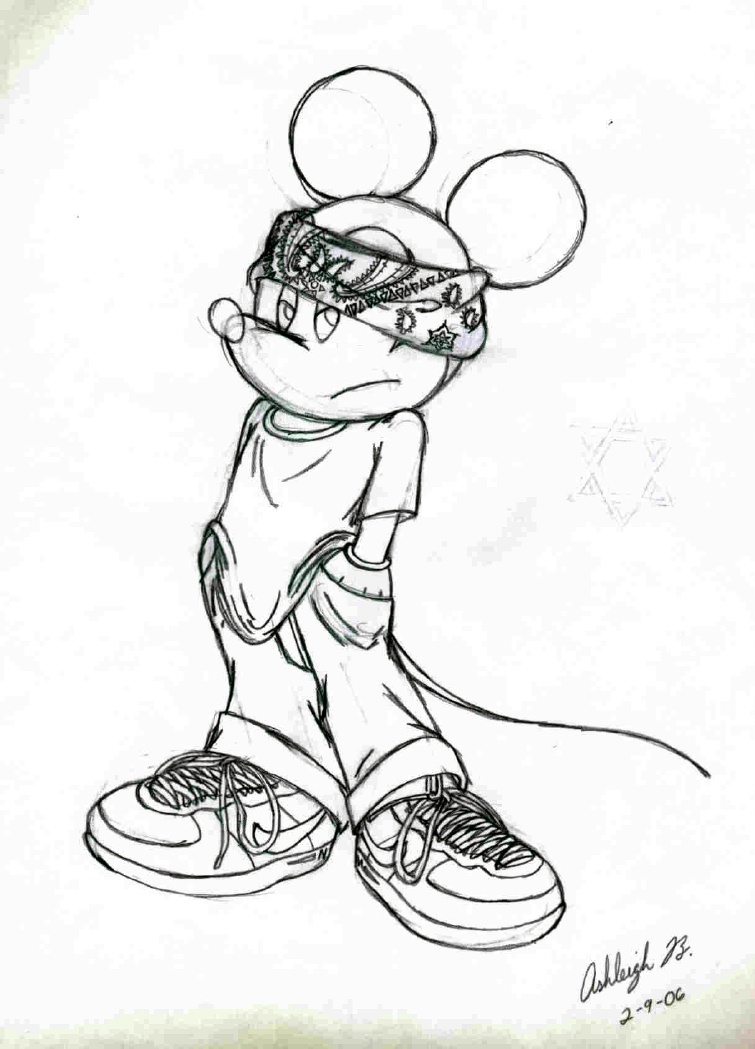 Ganster Mickey by Knuczema