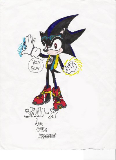 Skull-X Jr. Sonic Riders Form by Knuxs_1_fan