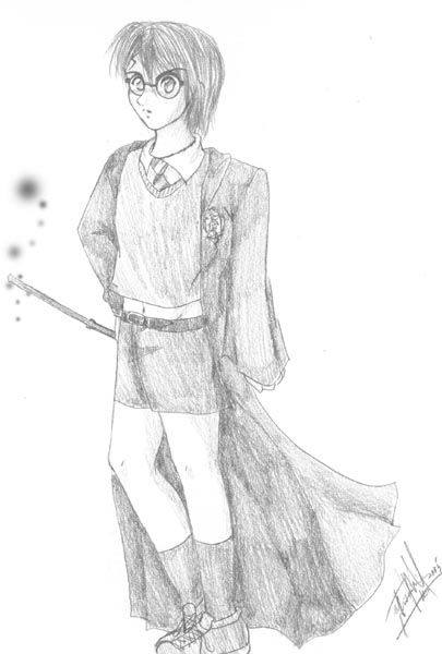 Harry Potter(renewed uniform) -Request- by Koibito