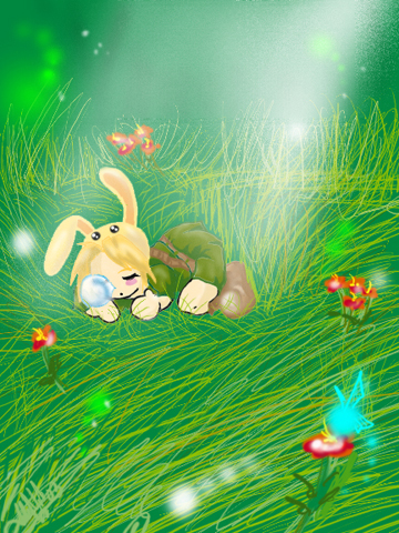 Link Napping in the Kokiri Forest(WARNING:CUTE!!) by Koibito