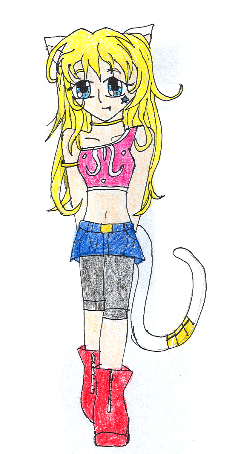 random cat girl by Koji45