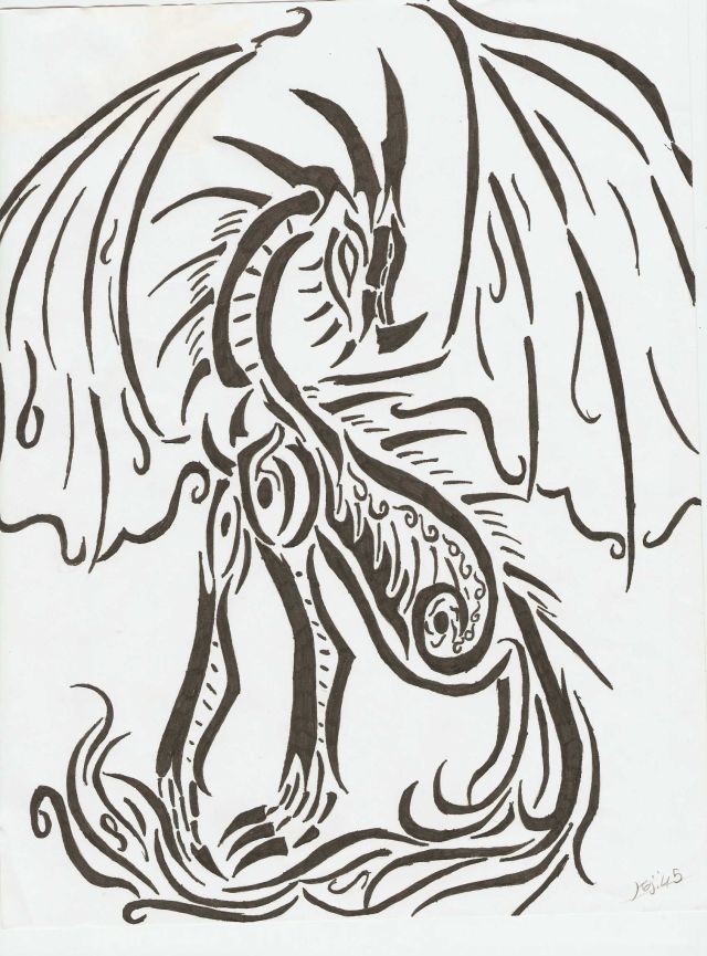 Dragon doodle by Koji45