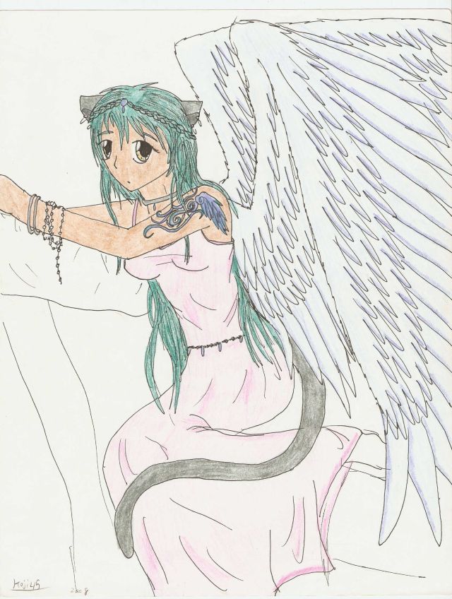 Cat girl angel by Koji45