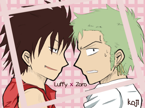 Luffy x Zoro by KojiRaito