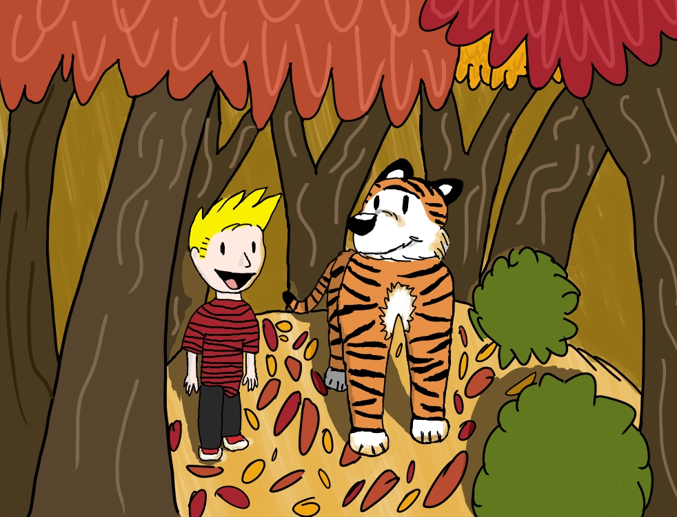 Calvin and Hobbes (Tablet) by Kooldude
