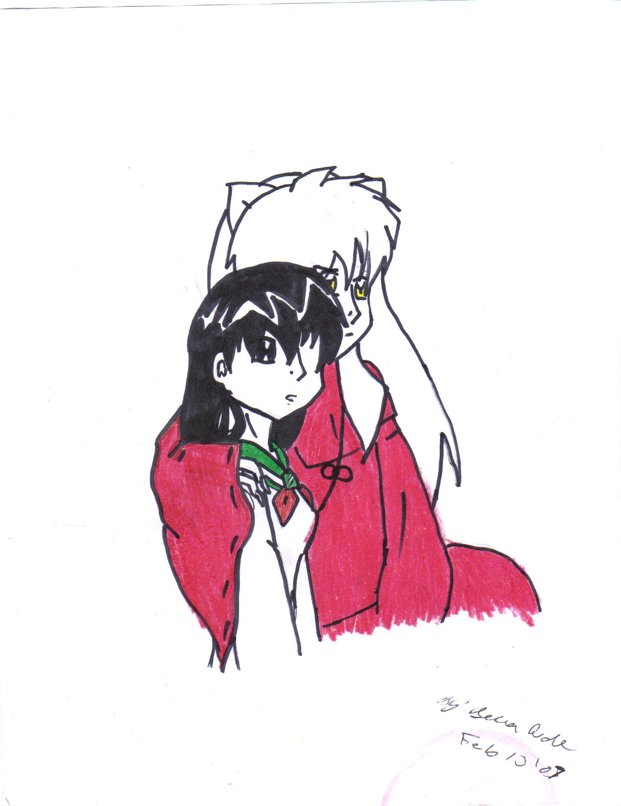 inu and kagome by Koolkat6968