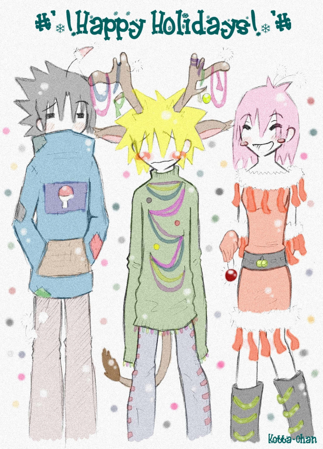 Team 7: Happeh Holidays! by KottaChan