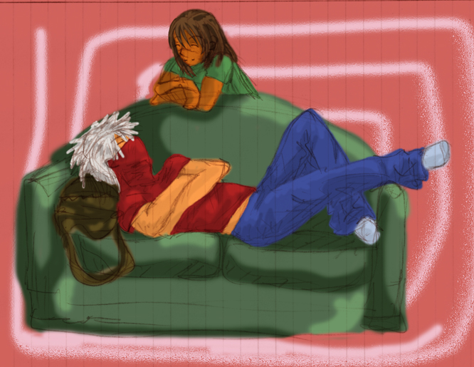 kakashi couch _kakairu_ by Koutenka