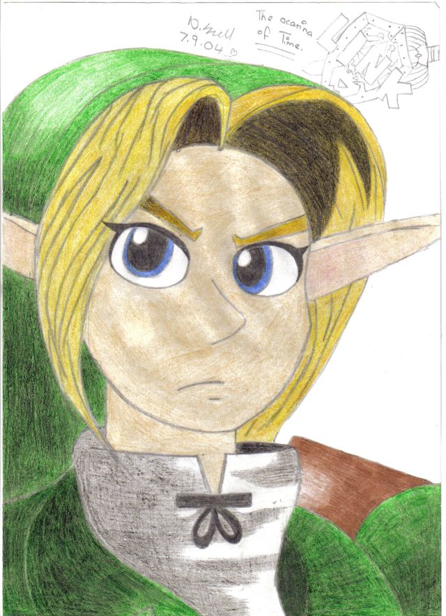 Link (close up) by Kratos1988