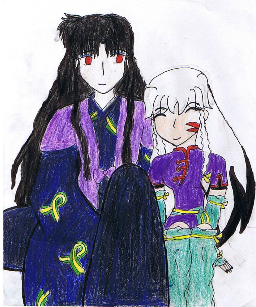 Naraku and Krikana by Krikana