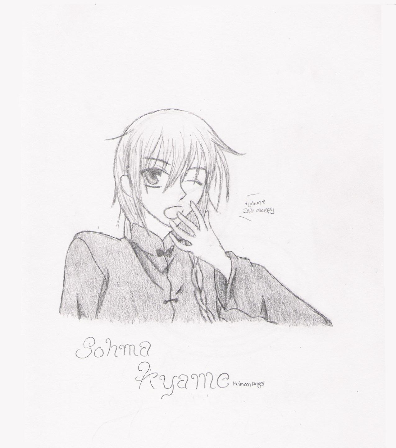 *Sleepy Ayame* by KrimzenAngel