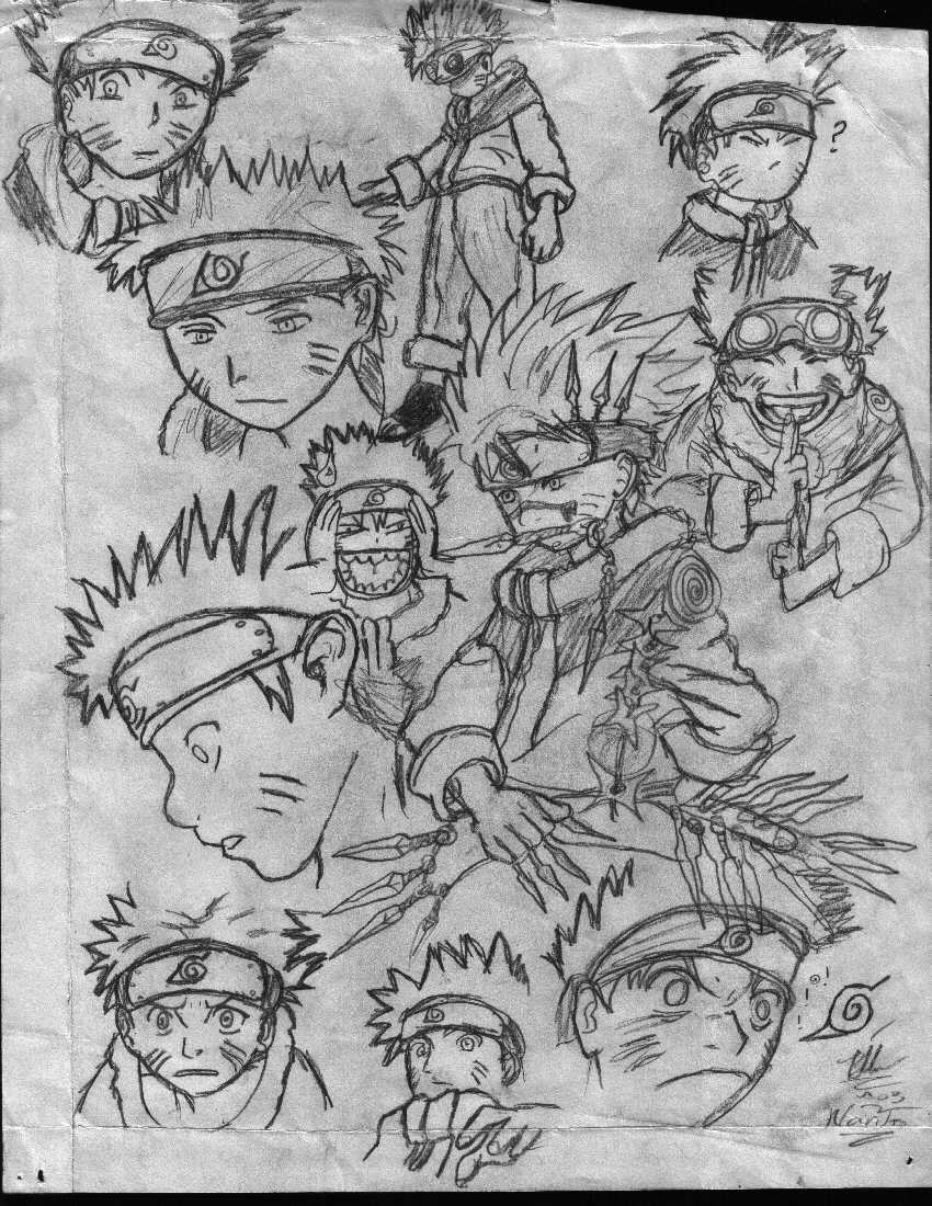 Random Naruto Expressions by KrimzonGaurdTala