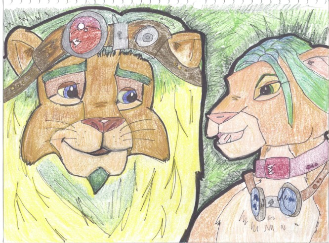 The Lion King- Jak and Keira by Krimzon_Yakkow026