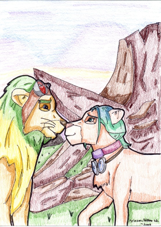 We Are One (Jak & Keira lions) by Krimzon_Yakkow026