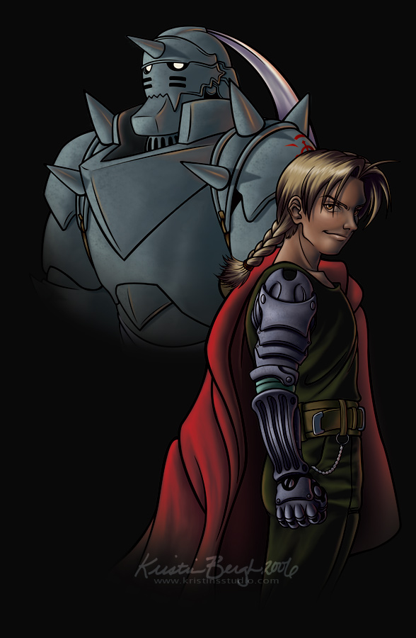 The Brothers Elric: Ed and Al by KrisCynical