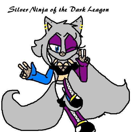 Silver Ninja of the Dark Leagon by KrystalKat
