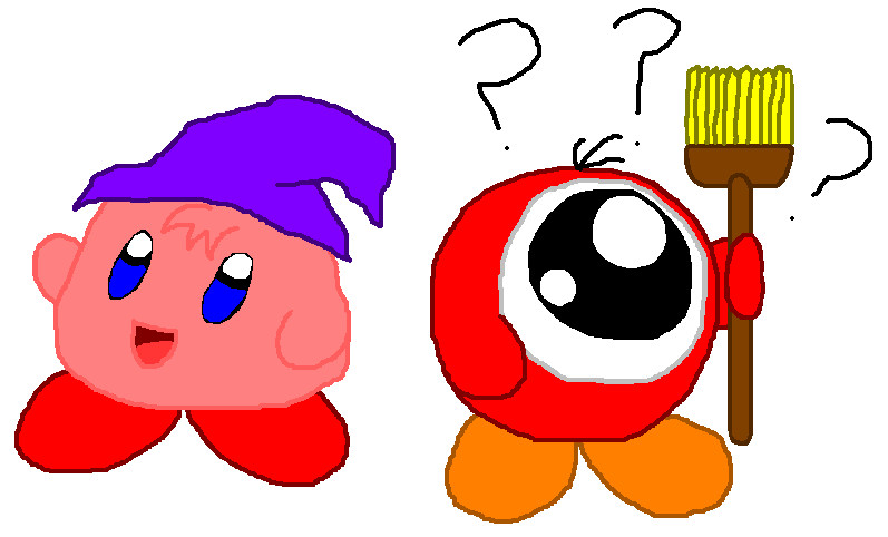 Halloween Kirby and Weedle Doo by Kuby
