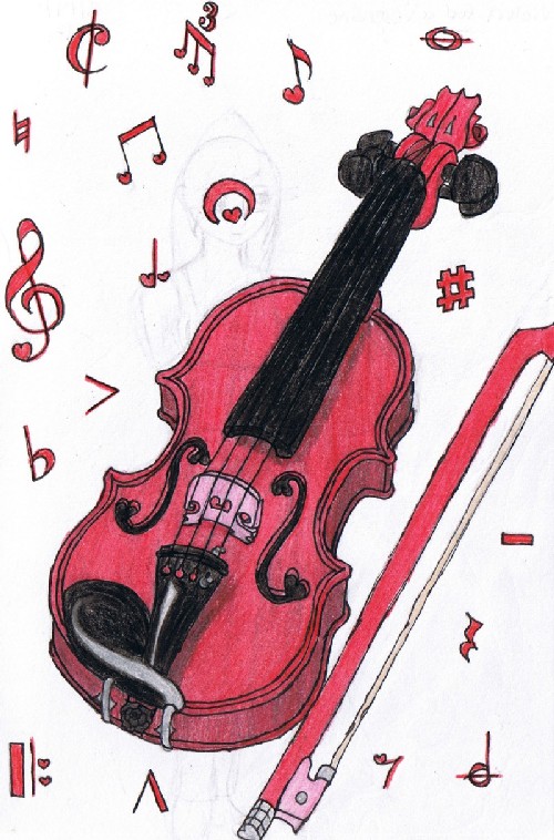 Violin for a Valentine by Kumquat