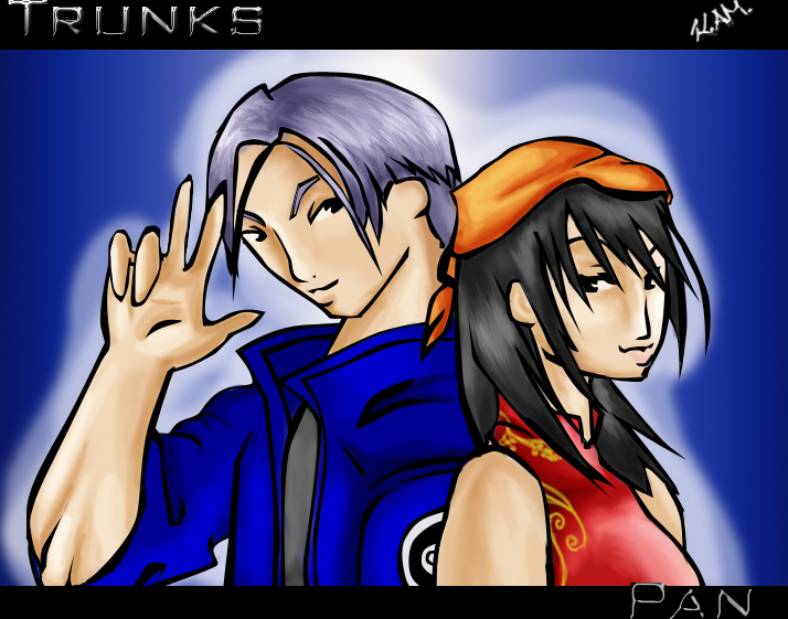 *Remz/Tsubasa Trunks and Pan by Kunoichi_Apathy_Mirage