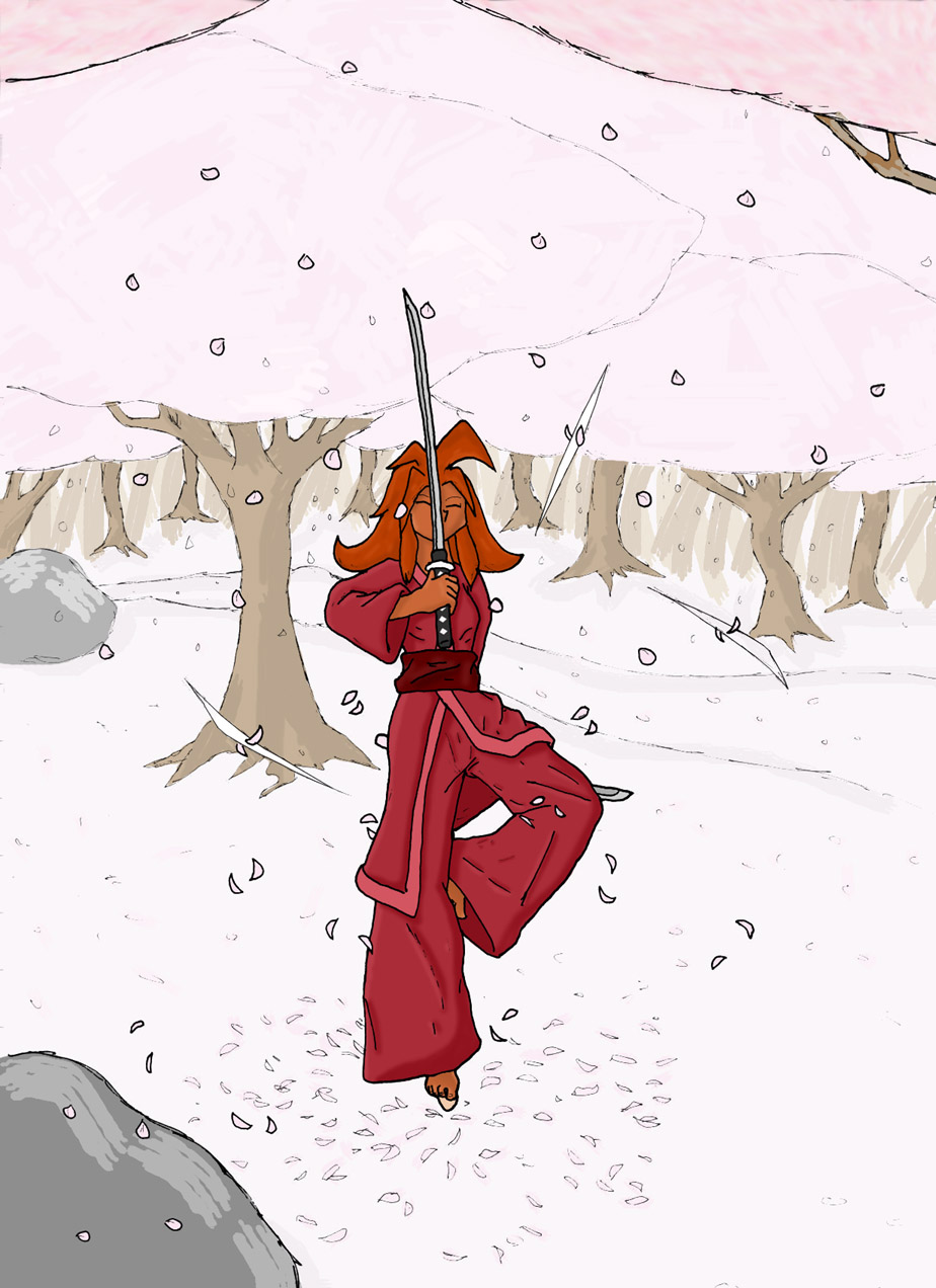 Falling Cherry Blossoms by Kupo-the-Avenger
