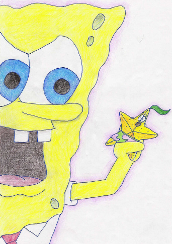 Uh-oh, Spongebob looks hungry . . . by Kupo
