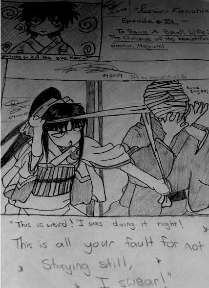 Are You Trying To Kill The Guy, Kaoru? by KuramaAndHiei4ever