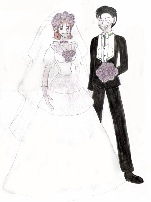 Wedding 2: Luffy and Nami by Kurama_Lover_Otaku_Bunny
