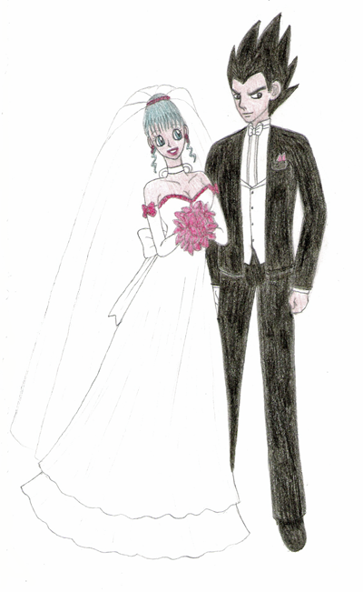 Wedding #8: Vegeta and Bluma by Kurama_Lover_Otaku_Bunny