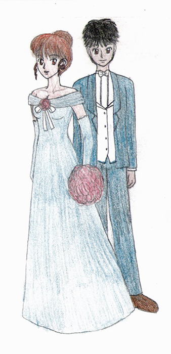 Wedding #10: Yusuke and Keiko by Kurama_Lover_Otaku_Bunny