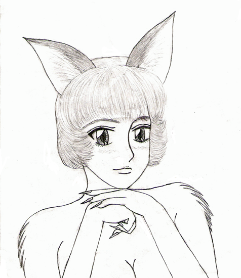 Cat Girl by Kurama_Lover_Otaku_Bunny