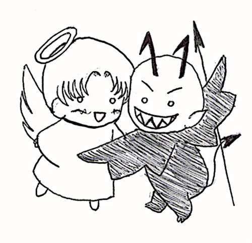IGTKY: Angel and Devil by Kurama_Lover_Otaku_Bunny