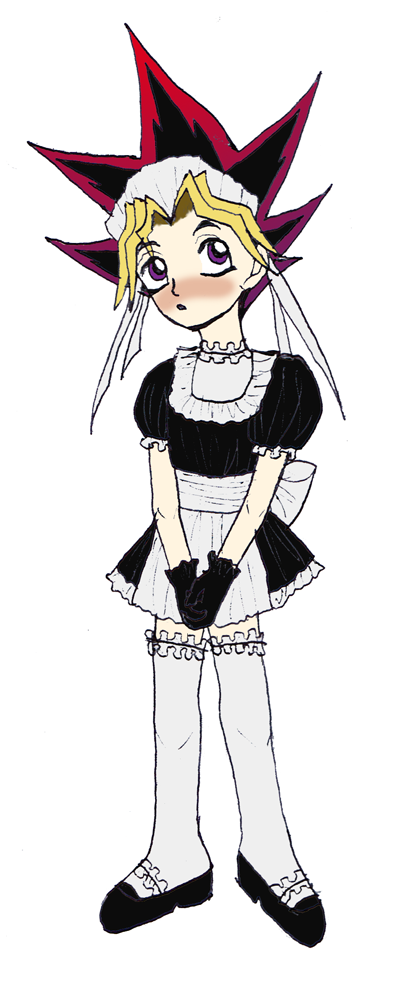 Maid Yugi by Kurama_Lover_Otaku_Bunny