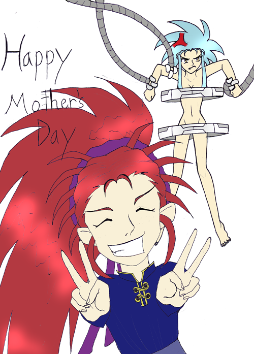 Happy Mother's Day - Washu and Ryoko by Kurama_Lover_Otaku_Bunny